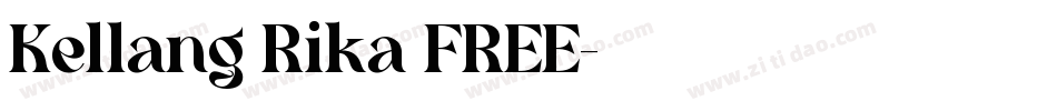 Kellang Rika FREE字体转换